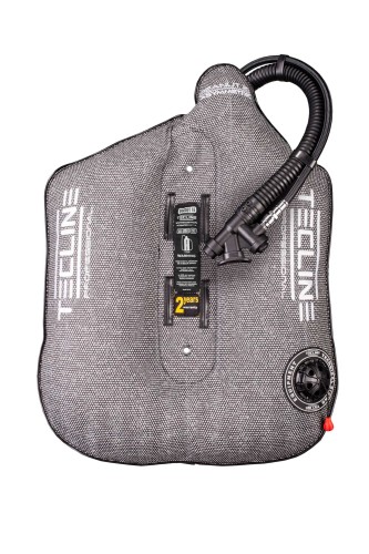 Skrzydło Peanut 16 Professional (wyp.16kg/35lbs) - szary kewlar, waga 0,89 kg_Tecline_sklep nurkowy Divepl