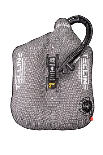 Skrzydło Peanut 21 Professional (wyp.21kg/46lbs) - szary kewlar, waga 0,95 kg_Tecline_sklep nurkowy Divepl.pl