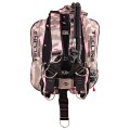 Skrzydło Peanut 16 kamuflaż-róż (wyp.16kg/35lbs) - zestaw Ladies Comfort (płyta alu standard)_Tecline_sklep nurkowy Divepl.pl