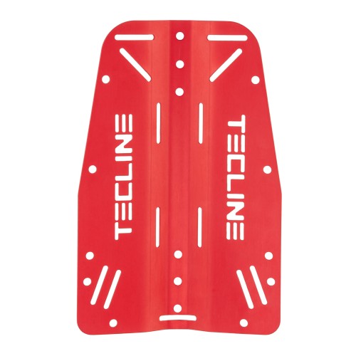 Płyta aluminiowa standardowa 3 mm (ok 0,85 kg) czerwona_Tecline_sklep nurkowy Divepl.pl