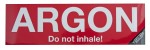 Naklejka ARGON 30 x 9 cm (ang. wer.)
