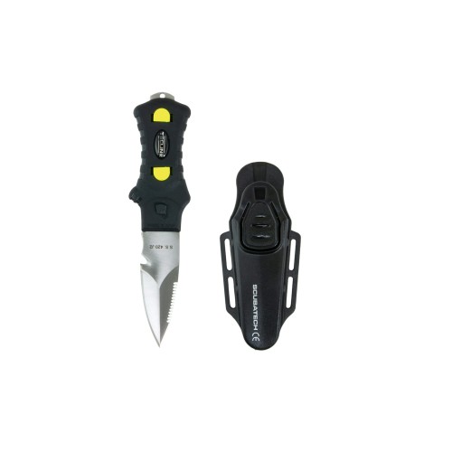 Nóż Minirazor Alfa, kabura plastik_sklep nurkowy divepl.pl