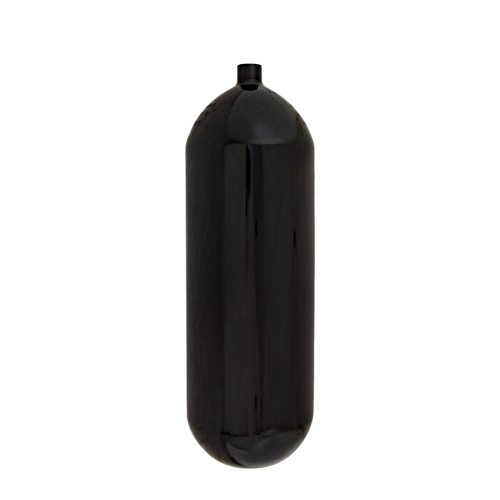 Butla 15 L 203 mm 232 bar, Eurocylinder, płaszcz, kolor czarny - Military Line_sklep nurkowy divepl.pl