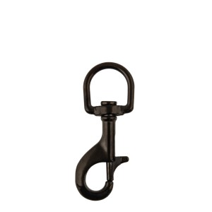 Kar. tłok. nierdz. z krętlikiem 88 mm, oczko "D", czarny - Military Line
