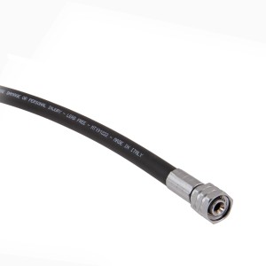 Wąż LP czarny Rubber Flex