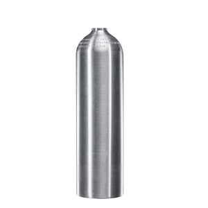 Butla alu 11,1 L 207 bar, Tecline, szczotkowana (S080) - płaszcz 