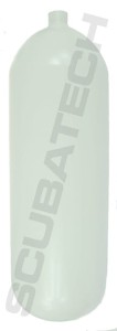 Butla 15 L 203 mm 232 bar, Eurocylinder, płaszcz, kolor biały