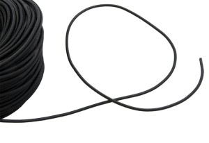 Linka gumowa Bungee 4 mm, czarna