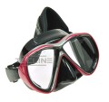 Maska Tecline Tiara, czarny silikon, neoprenowy pasek_Tecline_sklep nurkowy Divepl.pl