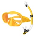 Maska Frameless SV  + rurka, zestaw_zlota_Tecline_sklep nurkowy Divepl.pl