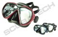 Maska Tiara II, szkło anty-fog, czarny silikon_Scubatech_sklep nurkowy Divepl.pl