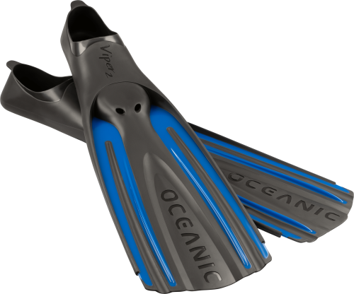Oceanic Viper2 FullFoot czarno niebieskie_sklep nurkowy Divepl.pl
