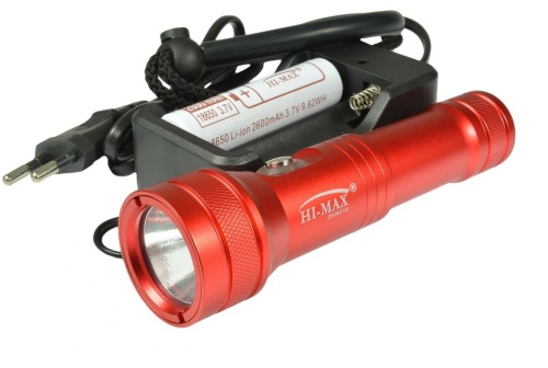 H5 RED zestaw HI-MAX, 1100lm_sklep nurkowy Divepl.pl