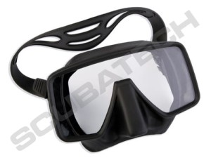Maska Frameless Classic, czarny silikon mat