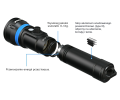 Latarka XTAR DL2 1600 Pointer Green Beam_sklep nurkowy Divepl.pl
