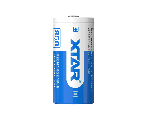 XTAR 16340-85PCM 850mAh NEW Li-ION_sklep nurkowy Divepl.pl