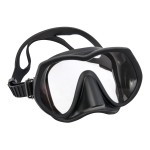 Maska Frameless Super View czarna TecLine - Military Line