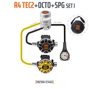 Automat R4 TEC2 zestaw I z oktopusem i manometrem - EN250A