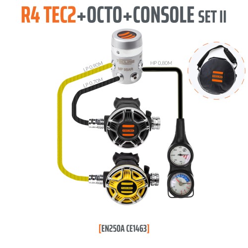 Automat R4 TEC2 zestaw II z oktopusem i konsolą 2 el._sklep nurkowy divepl.pl