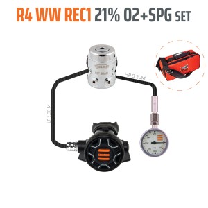 Automat R4 WW REC1 21% O2 G5/8 z manometrem, zestaw stage - EN250A > 10°C