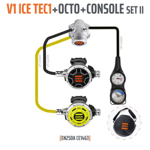 Automat Tecline V1 ICE TEC1 zestaw II z oktopusem i konsolą 2 el._sklep nurkowy Divepl.pl