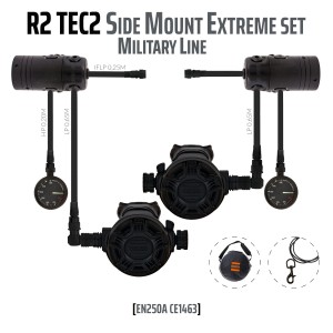 Automat R2 TEC2 odw. zestaw Side Mount Extreme - EN250A - Military Line