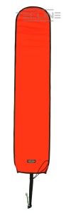Boja Tecline 25/122 cm, otwarta, z ciężarkami ołowianymi, pomarańczowa