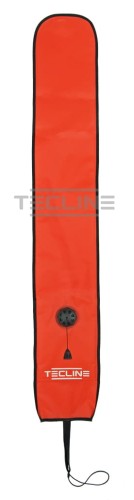 Boja Tecline 22/135 cm zawór nadm. pomarańczowa (bez ołowiu)_sklep nurkowy divepl.pl