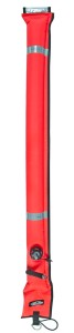 Boja Tecline 11/117 cm, zamnknięta, zawór nadm., pomarańczowa z d-ringiem