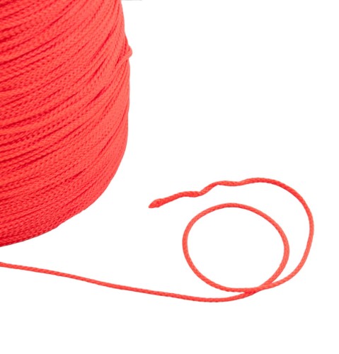 Nylon cord orange for spools and reels - 500 m_sklep nurkowy divepl.pl