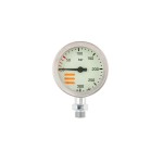 Manometr TecLine 52 mm, skala 300 bar, ciśnienie robocze 230 bar, chrom - głowica