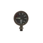 Manometr TecLine 52 mm, skala 360 bar, ciśnienie robocze 300 bar, pokrycie czarne PVD - głowica Military Line