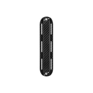 Adapter carbonowy ze śrubami do butli mono, 7x30,5cm 115g - Tecline
