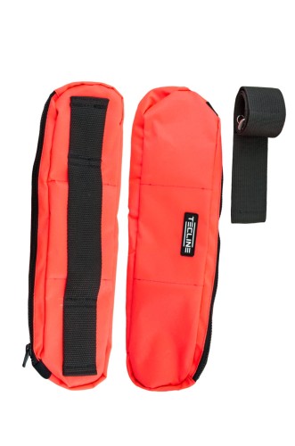 Kieszenie trymujące długie, pomarańczowe, para - TecLine (dł. 40 cm., 6 kg balastu/szt.)_sklep nurkowy Divepl.pl