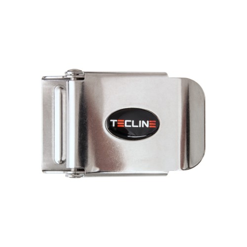 Klamra do pasa 50 mm, nierdzewna z logo_TecLine_sklep nurkowy Divepl.pl