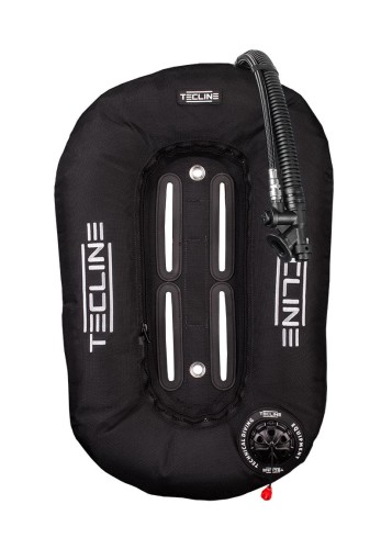Skrzydło Donut 13 z wbudowanym adapterem, czarne ("Opona" wyp.13kg/29lbs)_Tecline_sklep nurkowy Divepl.pl