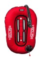 Skrzydło Donut 13 z wbudowanym adapterem, czerwone ("Opona" wyp.13kg/29lbs)_Tecline_sklep nurkowy Divepl.pl