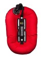 Skrzydło Donut 13 z wbudowanym adapterem, czerwone ("Opona" wyp.13kg/29lbs)_Tecline_sklep nurkowy Divepl.pl