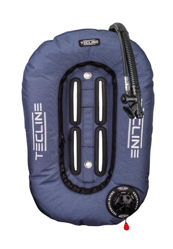 Skrzydło Donut 13 z wbudowanym adapterem, niebieskie ("Opona" wyp.13kg/29lbs)_Tecline_sklep nurkowy Divepl.pl
