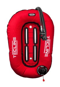 Skrzydło Donut 15 z wbudowanym adapterem, czerwone ("Opona" wyp.15kg/33lbs) - Tecline