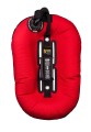 Skrzydło Donut 15 z wbudowanym adapterem, czerwone ("Opona" wyp.15kg/33lbs)_Tecline_sklep nurkowy Divepl.pl