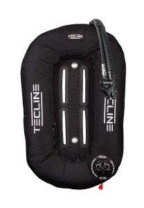 Skrzydło Donut 15 z wbudowanym adapterem, czarne ("Opona" wyp.15kg/33lbs)-Tecline