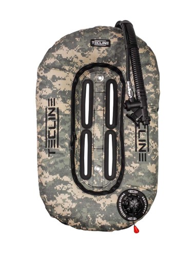 Skrzydło Donut 15 z wbudowanym adapterem, kamuflaż (15kg/33lbs)_Tecline_sklep nurkowy Divepl.pl