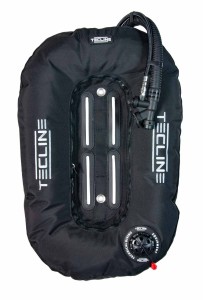 Skrzydło Donut 17 z wbudowanym adapterem czarne ("Opona" wyp.17kg/40lbs) - TecLine