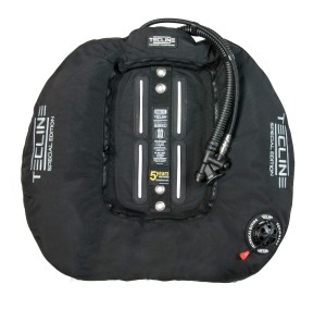 Skrzydło Donut 17 Special Edition czarne do 2 x 7L i 2 x 10L ("Opona" wyp.17kg/40lbs) - Tecline