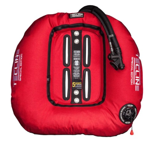 Skrzydło Donut 22 Special Edition - czerwone ("Opona" wyp.22kg/50lbs)_TecLine_sklep nurkowy Divepl.pl