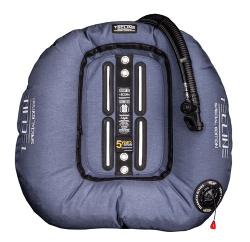 Skrzydło Donut 22 Special Edition - niebieskie ("Opona" wyp.22kg/50lbs)_TecLine_sklep nurkowy Divepl.pl