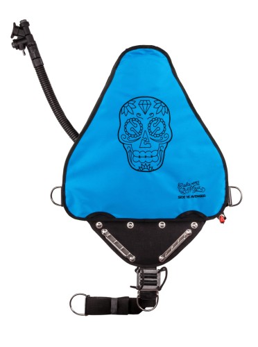 Side Mount BCD SIDE 16 Avenger Maya, niebieski - wyporność 16 kg_Tecline_sklep nurkowy Divepl.pl